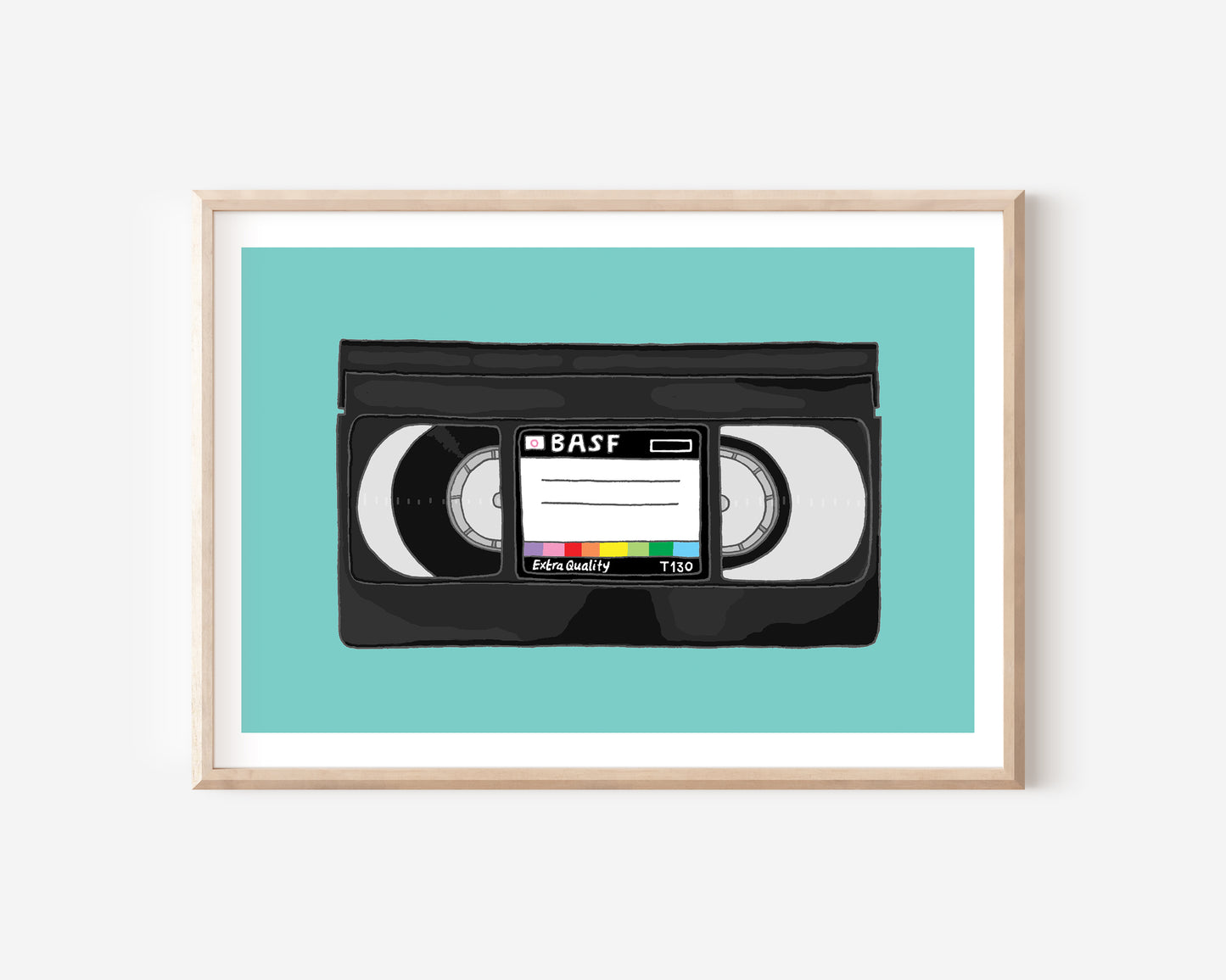 A VHS print in A4 size
