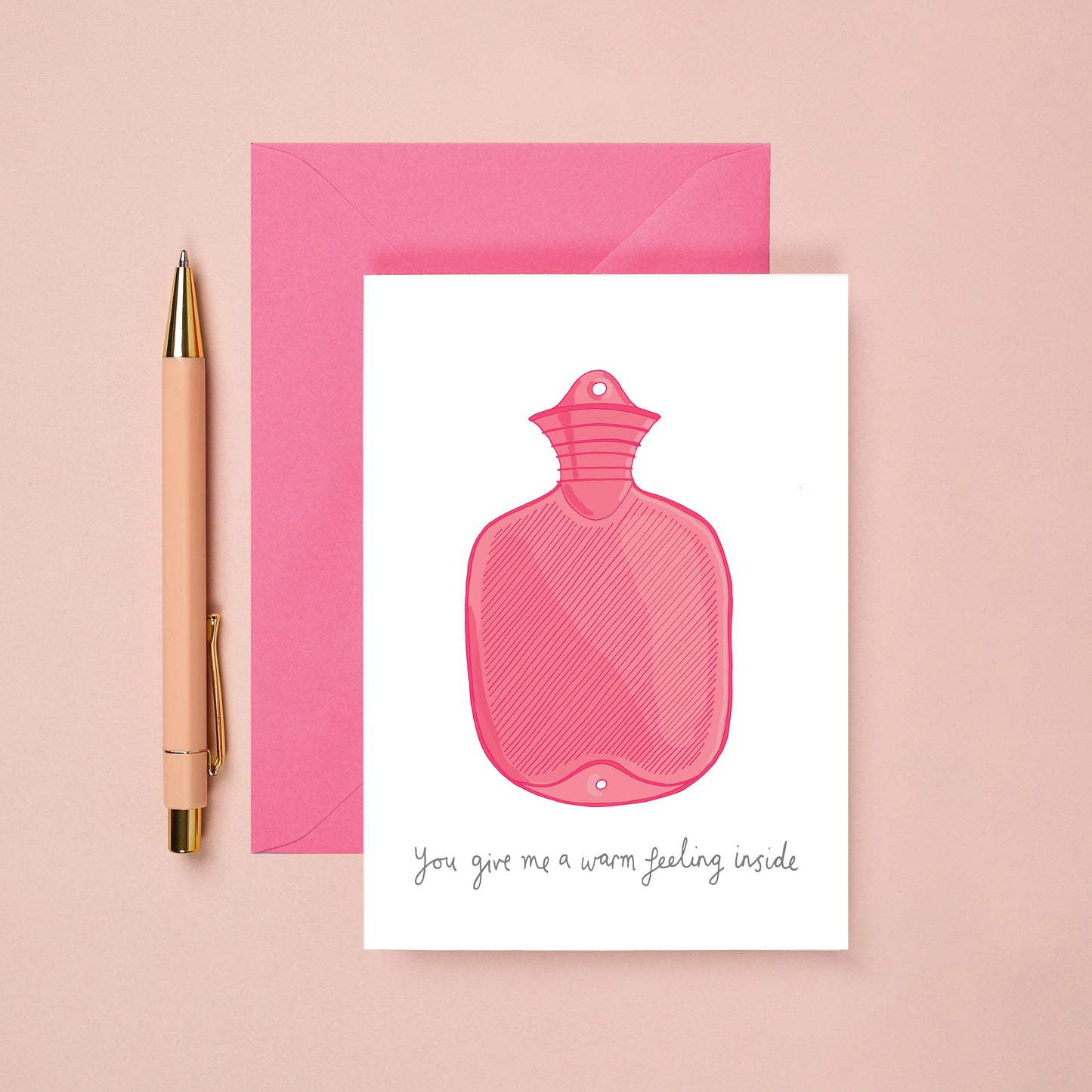 A Hot Water Bottle Valentine's Card from You've Got Pen on Your Face.