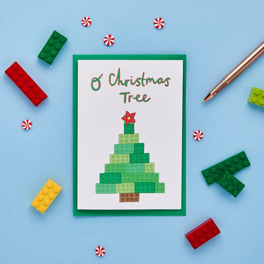 Lego Christmas Tree Card