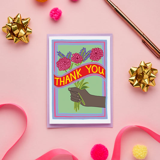 Thank You Greeting Card from You've Got Pen on Your Face.