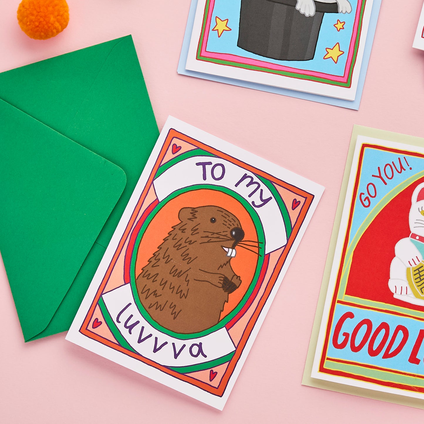 To My Luvva Greeting Card from You've Got Pen on Your Face.