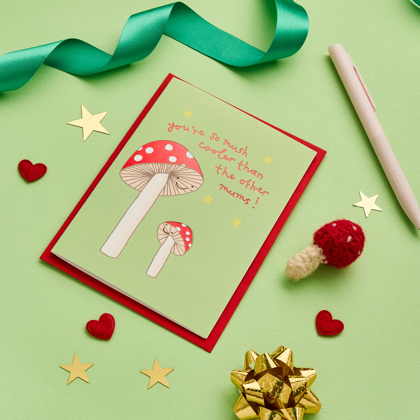 Cute Mother's Day Card Featuring Magic Mushrooms