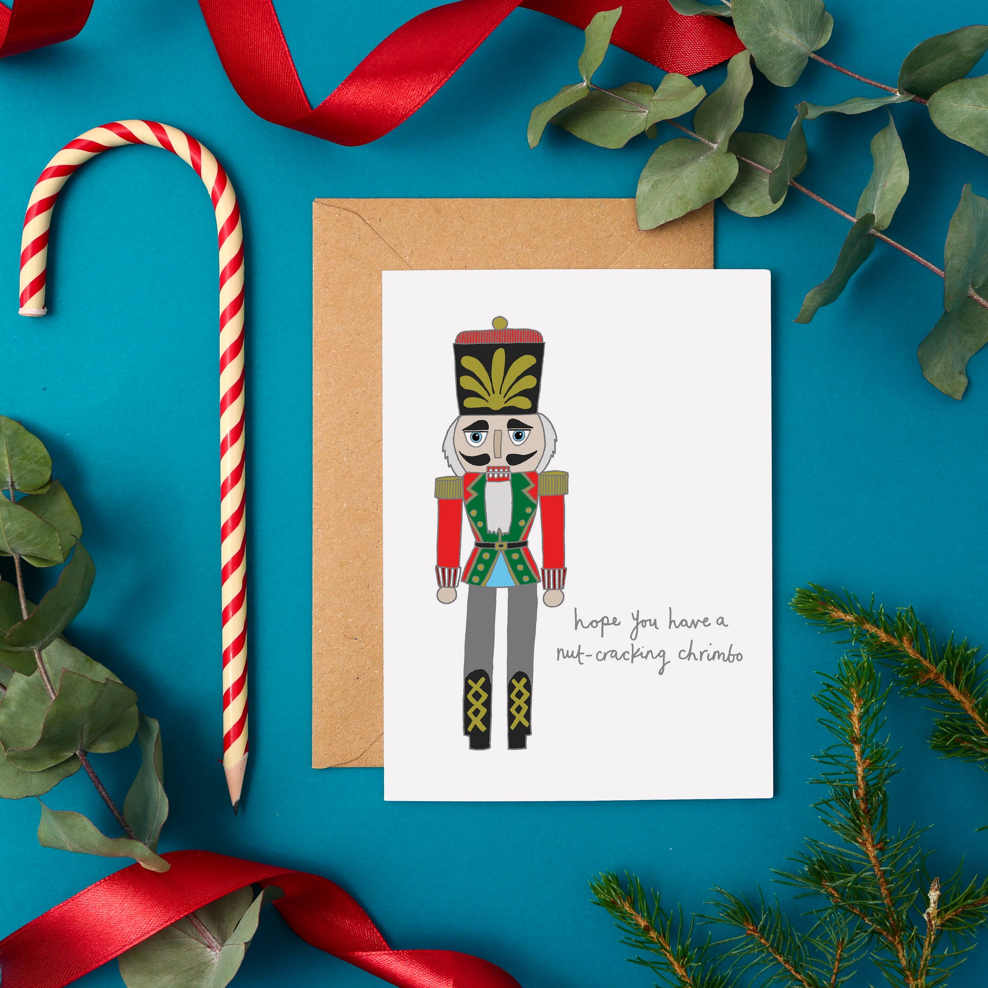 A Festive Nutcracker Christmas Card