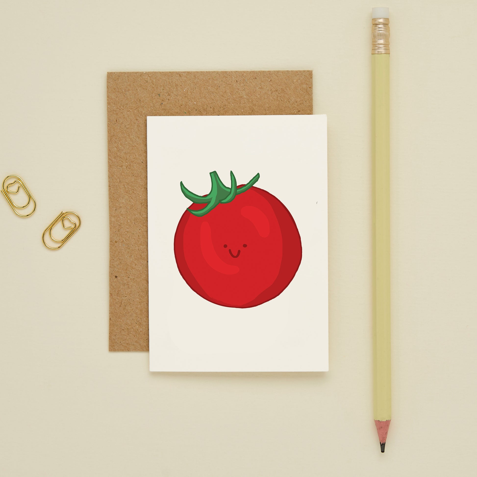 Cute Mini Tomato Greeting Card