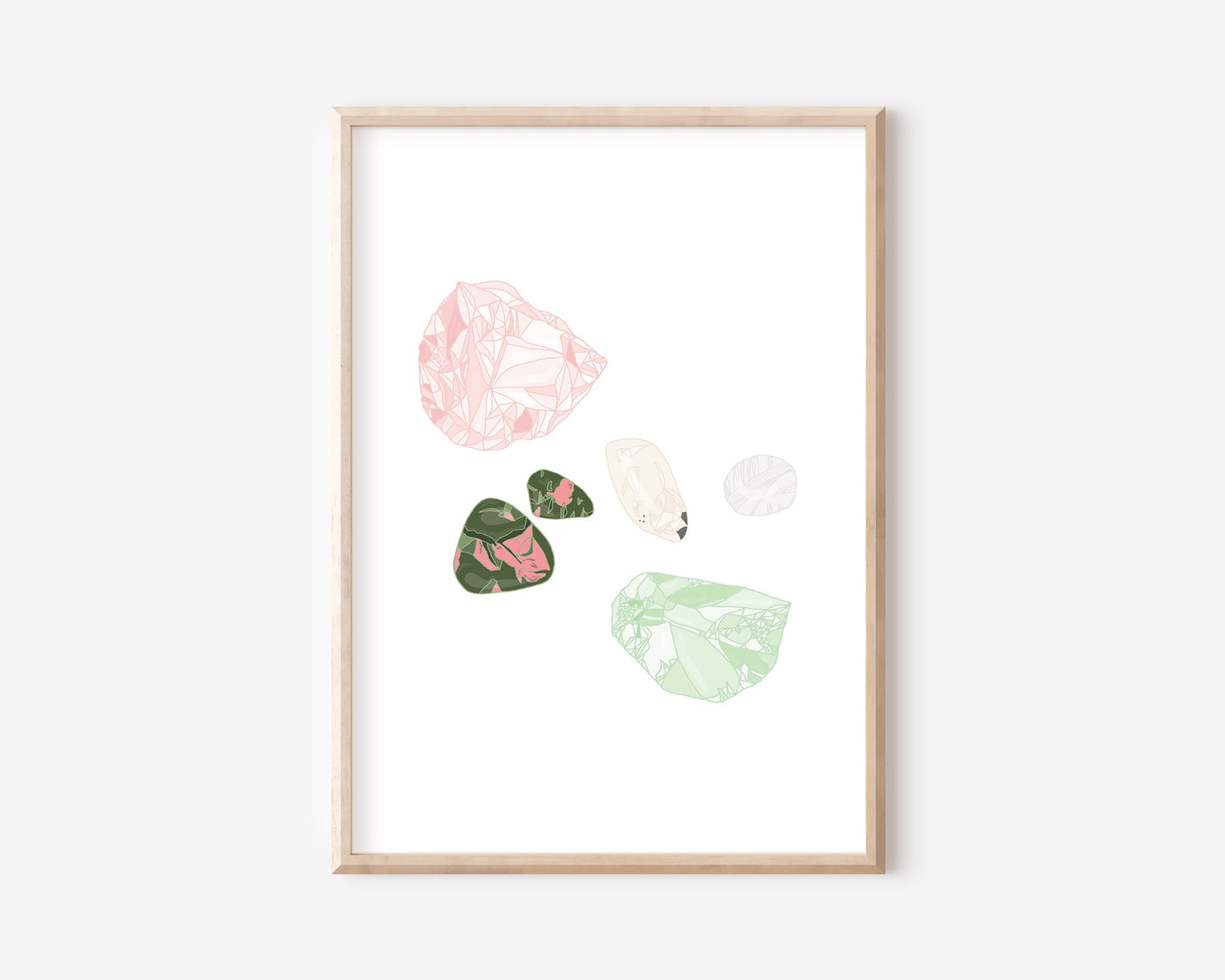 An A3 print with a girl power illustration