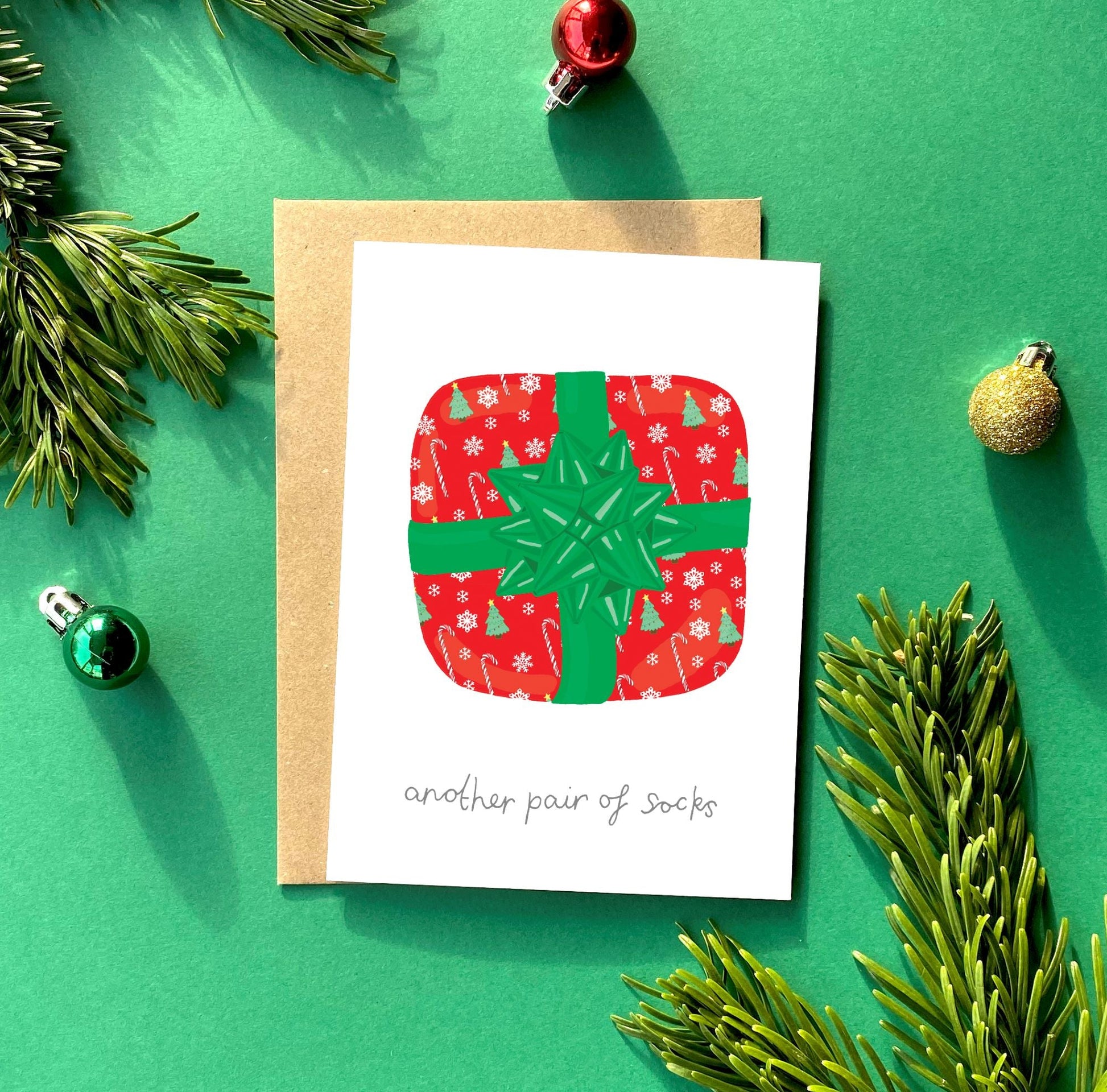 A Socks Christmas Card from You've Got Pen on Your Face.