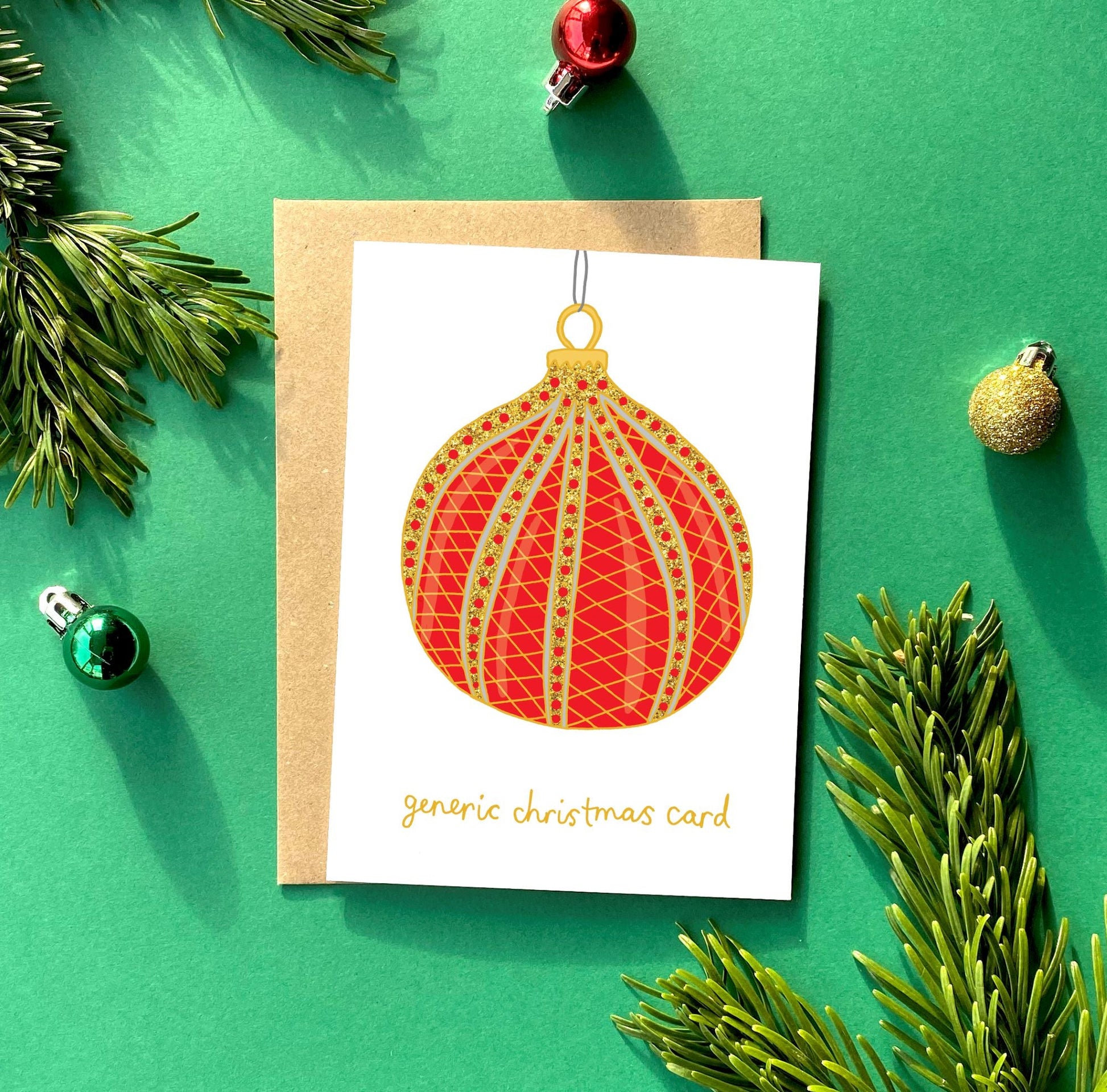 A Generic Christmas Card from You've Got Pen on Your Face.