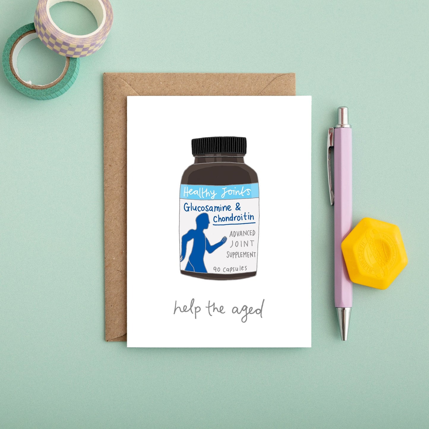 A Help the Aged Birthday Card from You've Got Pen on Your Face.