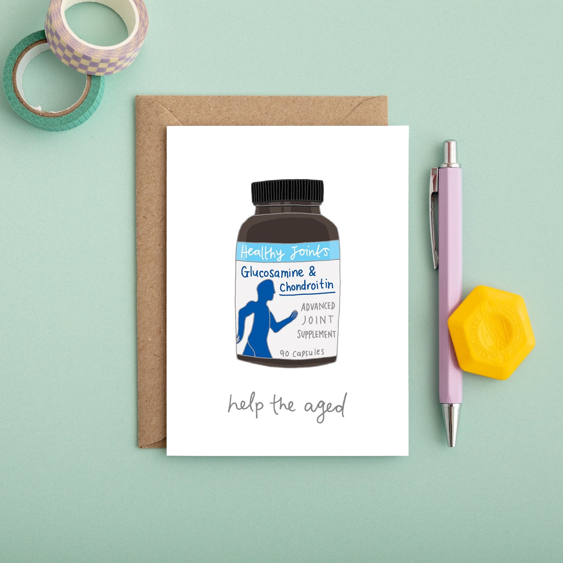 A Help the Aged Birthday Card from You've Got Pen on Your Face.