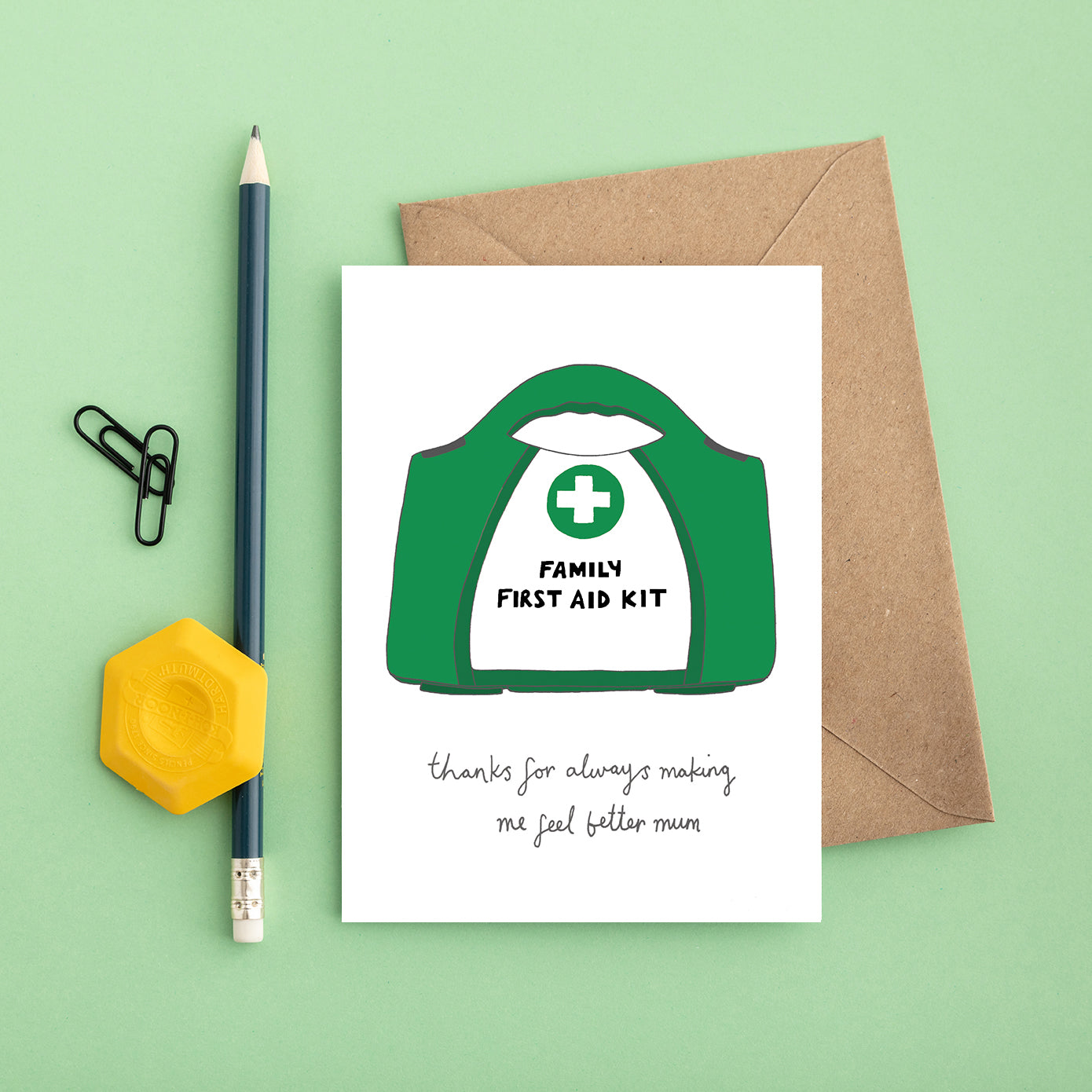 A First Aid Kit Card Mother's Day Card from You've Got Pen on Your Face.