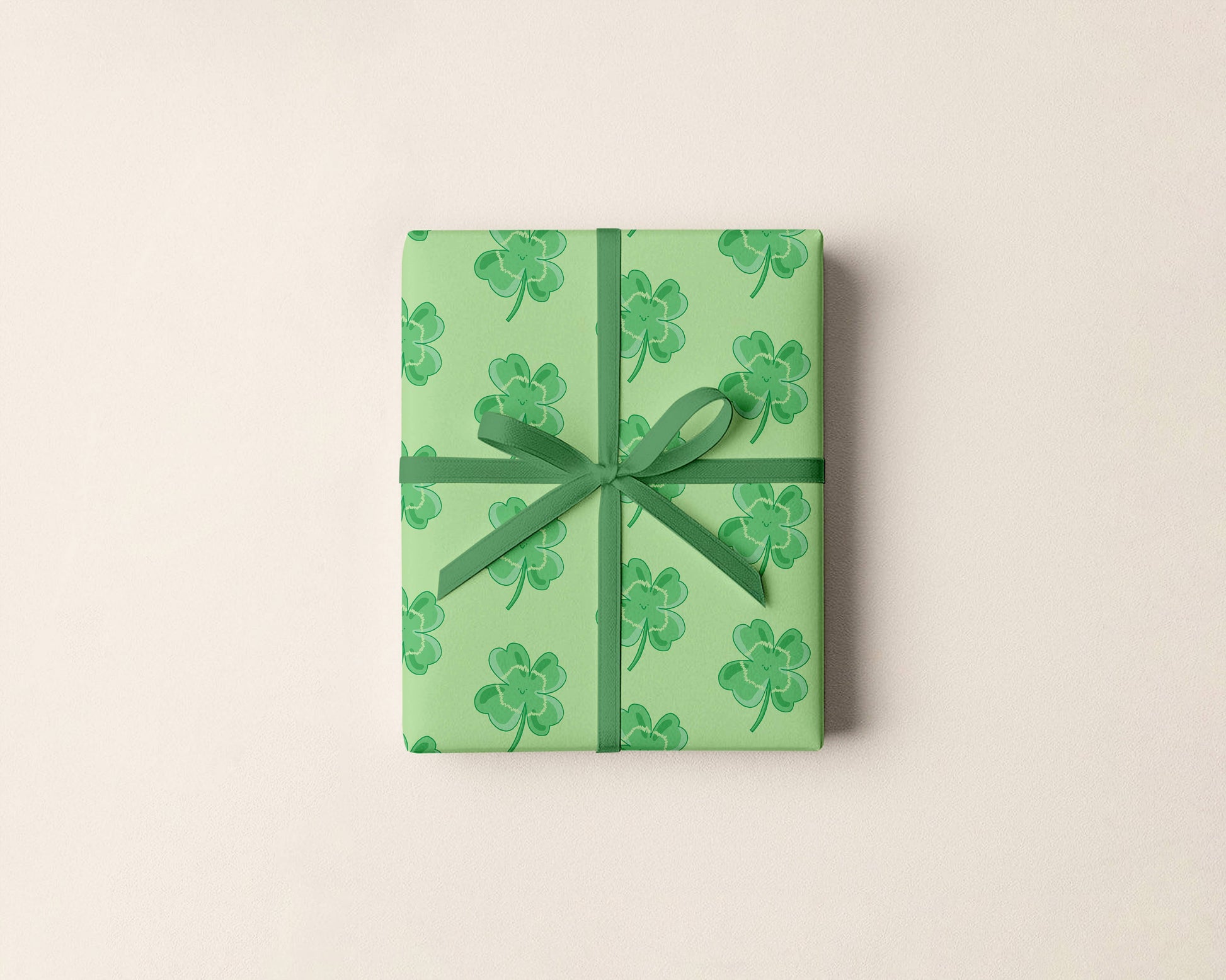 Four Leaf Clover Gift Wrap | St Patrick's Day Wrap