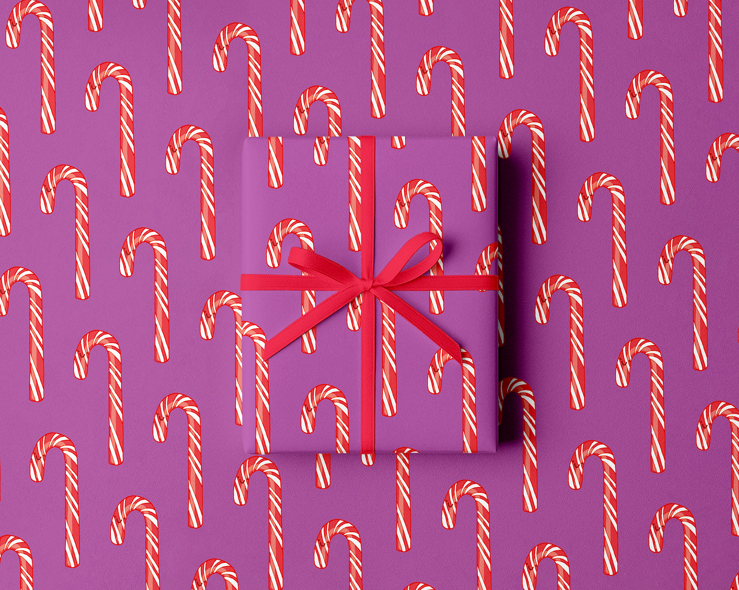 Candy Cane Gift Wrap | Christmas Wrapping Paper