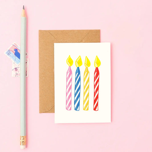 Birthday Candles Mini Card