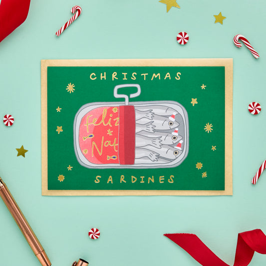 Christmas Sardines Card From You've Got Pen On Your Face