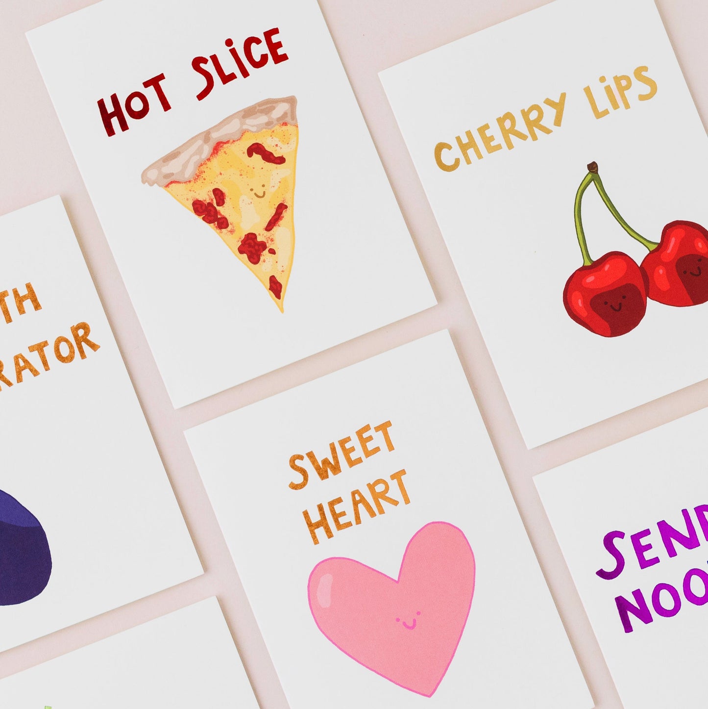 Collection of hand drawn greeting cards from You've Got Pen On Your Face