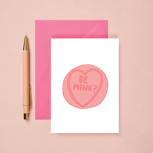 A Love Hearts Card from You've Got Pen on Your Face.