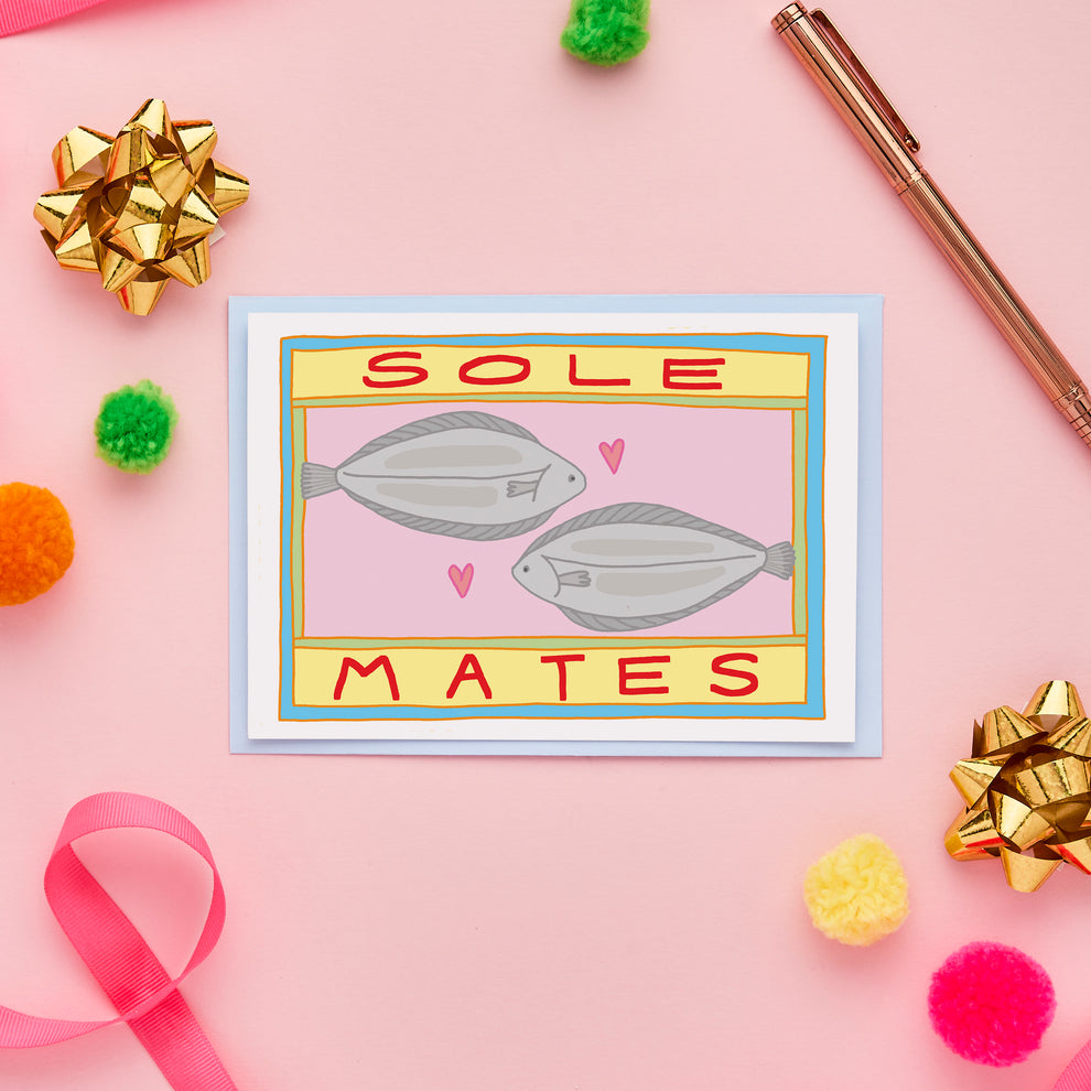 Sole Mates Anniversary Card | You've Got Pen on Your Face