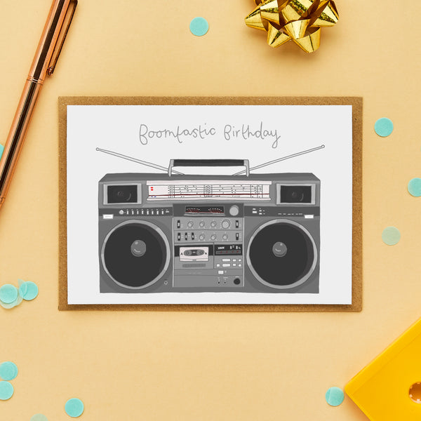 Boomtastic Birthday Card – You've Got Pen on Your Face