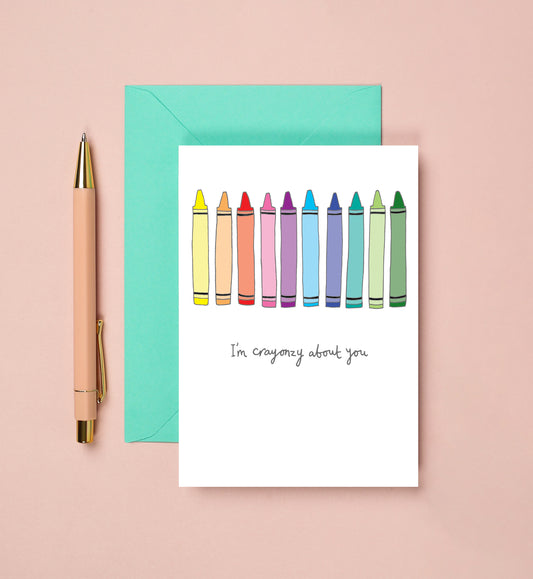 A Crayons Love Card from You've Got Pen on Your Face.