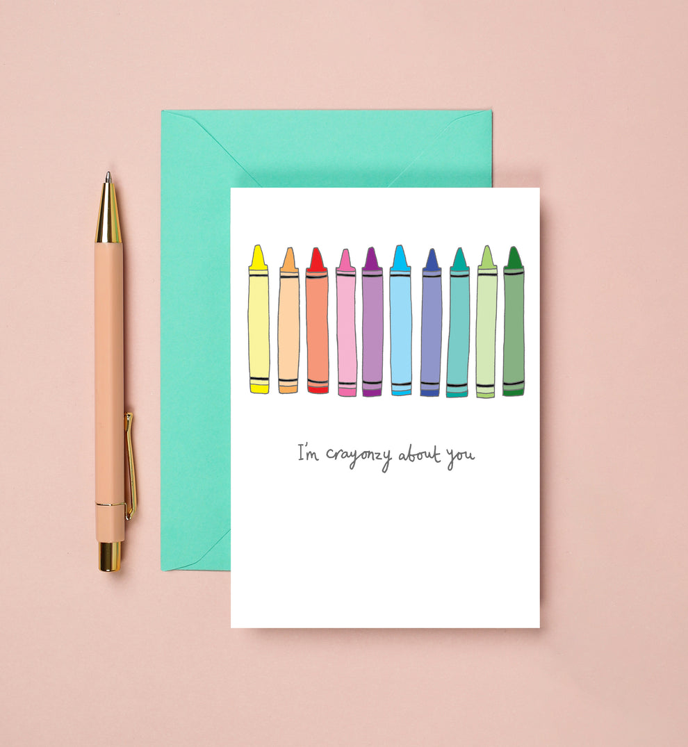 Crayons Wedding Card | You've Got Pen On Your Face – You've Got Pen on ...