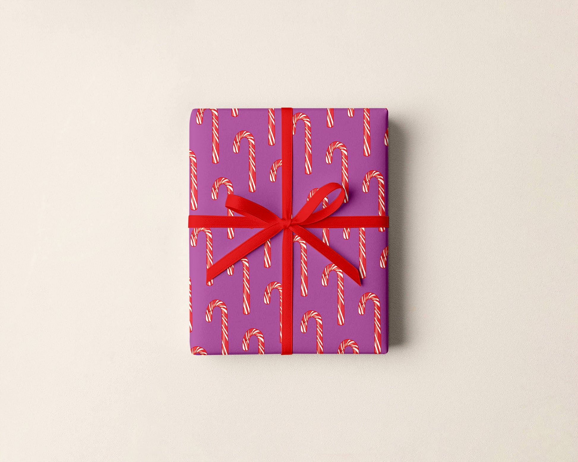 Candy Cane Gift Wrap | Christmas Wrapping Paper