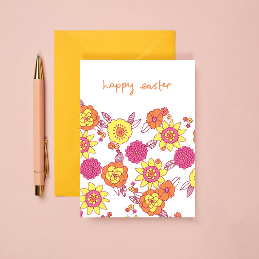 A Floral Easter Card from You've Got Pen on Your Face.