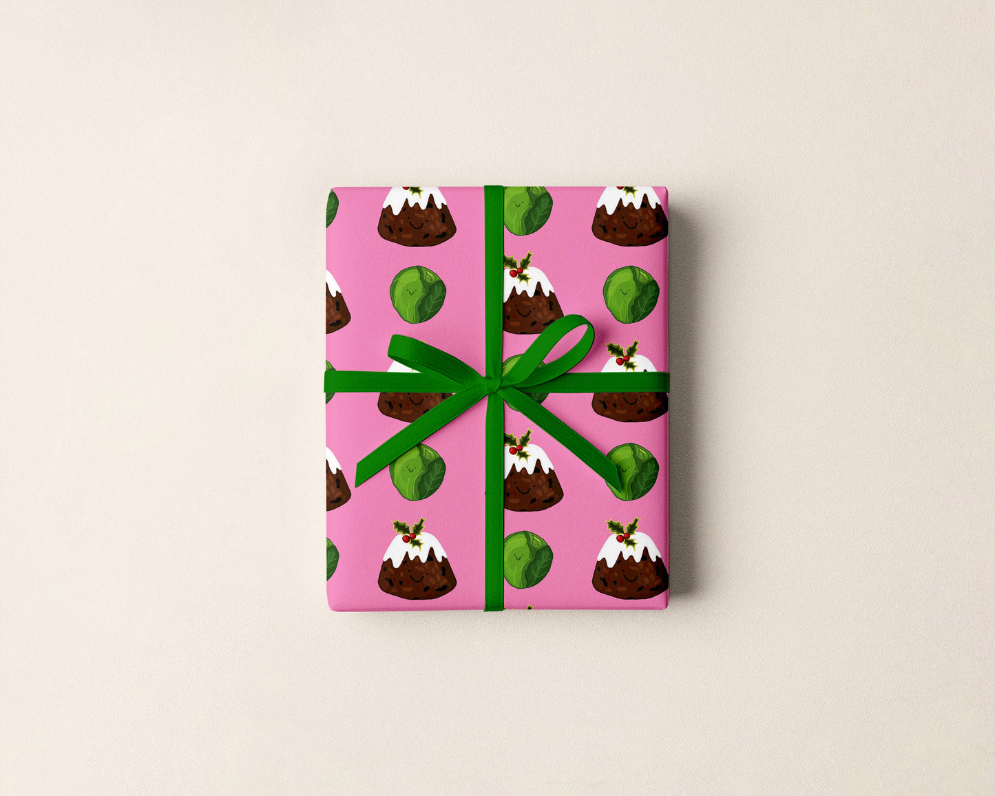 Christmas Pudding Gift Wrap | Festive Wrapping Paper