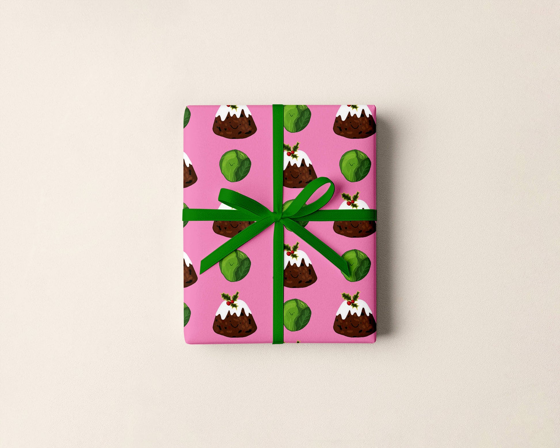 Christmas Pudding Gift Wrap | Festive Wrapping Paper