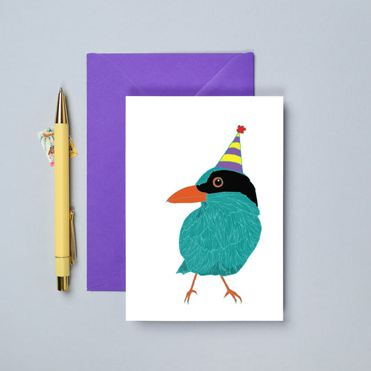 A Green Magpie Birthday Card from You've Got Pen on Your Face.