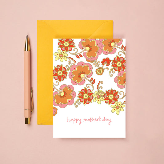A Floral Mother's Day Card from You've Got Pen on Your Face.