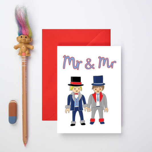 A Mr and Mr Card from You've Got Pen on Your Face.
