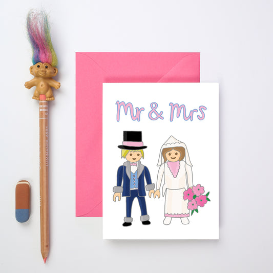 A Mr and Mrs Card from You've Got Pen on Your Face.
