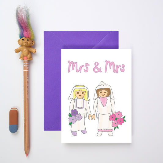 A Mrs and Mrs Card from You've Got Pen on Your Face.