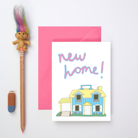 A Dollhouse New Home Card from You've Got Pen on Your Face.