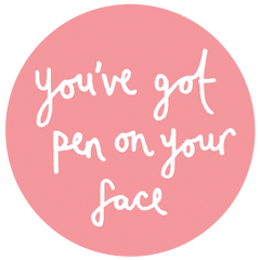 You’ve Got Pen on Your Face | Hand Drawn Greeting Cards – You've Got ...