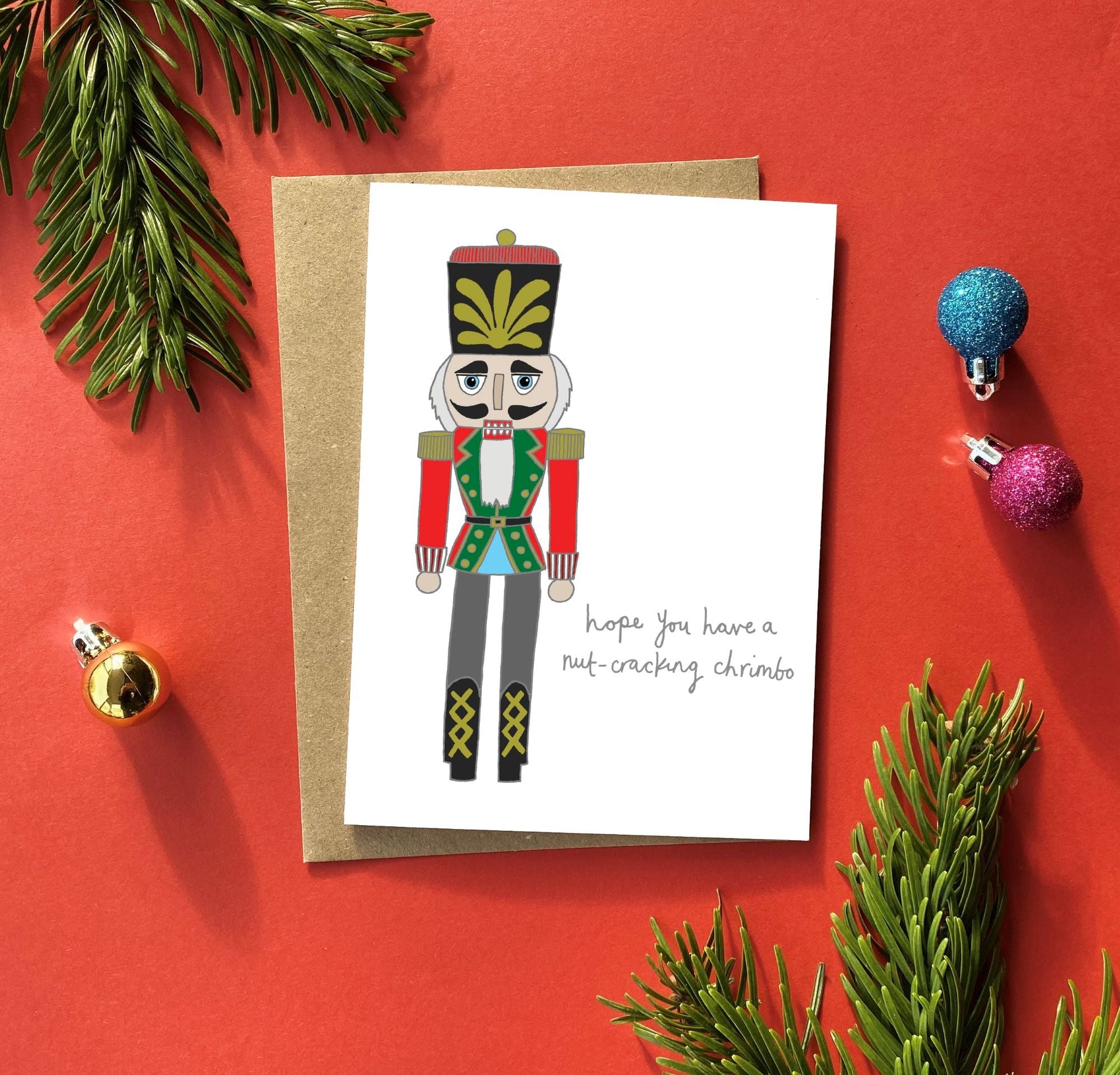 A Nutcracker Christmas Card from You've Got Pen on Your Face.