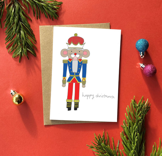 A Mouse King Christmas Card from You've Got Pen on Your Face.