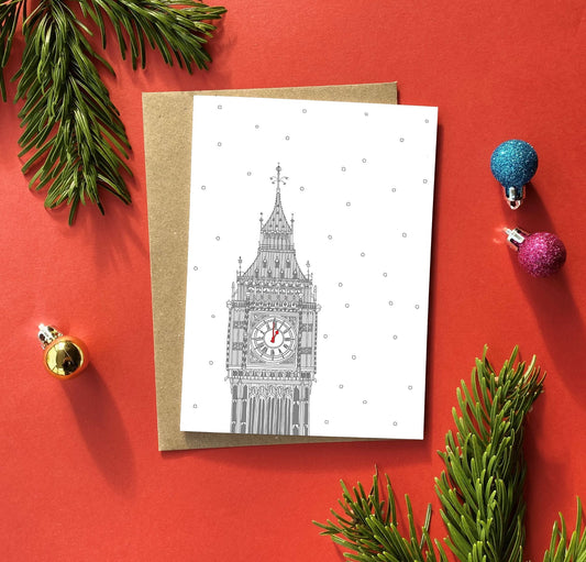 A UK Big Ben Christmas Card from You've Got Pen on Your Face.