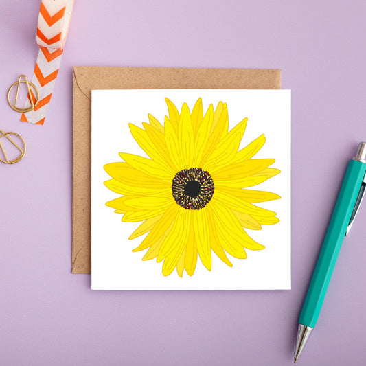 A Sunflower Card from You've Got Pen on Your Face.