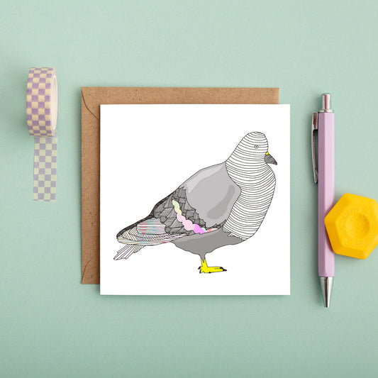 A Pigeon Greeting Card from You've Got Pen on Your Face.