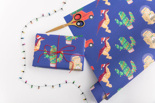Kitsch Christmas Gift Wrap from You've Got Pen on Your Face.