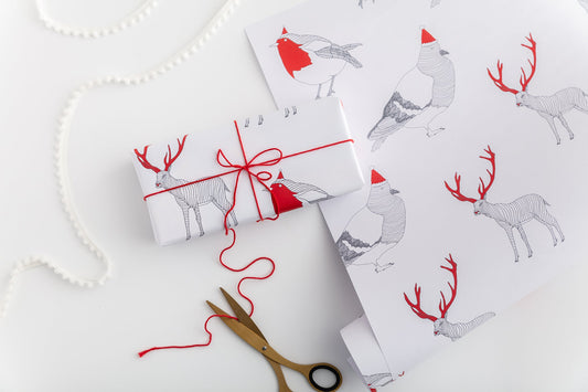 Classical Christmas Gift Wrap from You've Got Pen on Your Face.