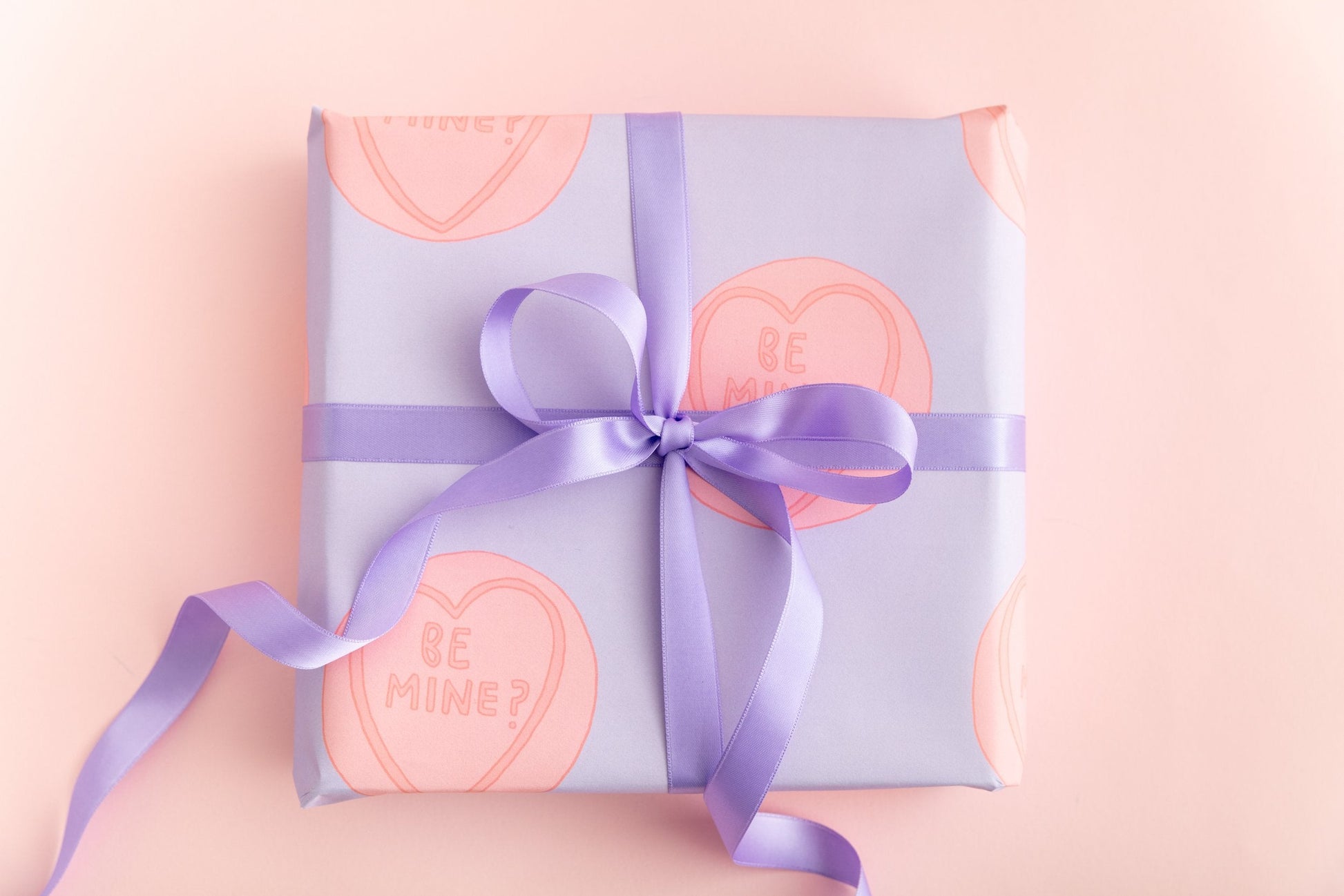 Be Mine Gift Wrap from You've Got Pen on Your Face.