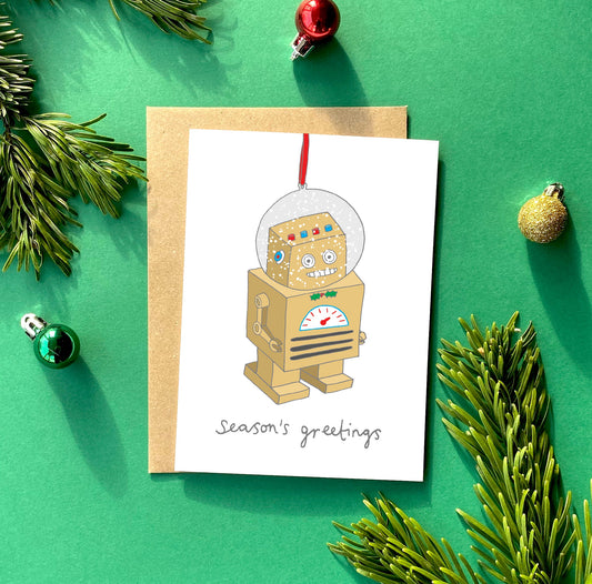 A Robot Christmas Card from You've Got Pen on Your Face.