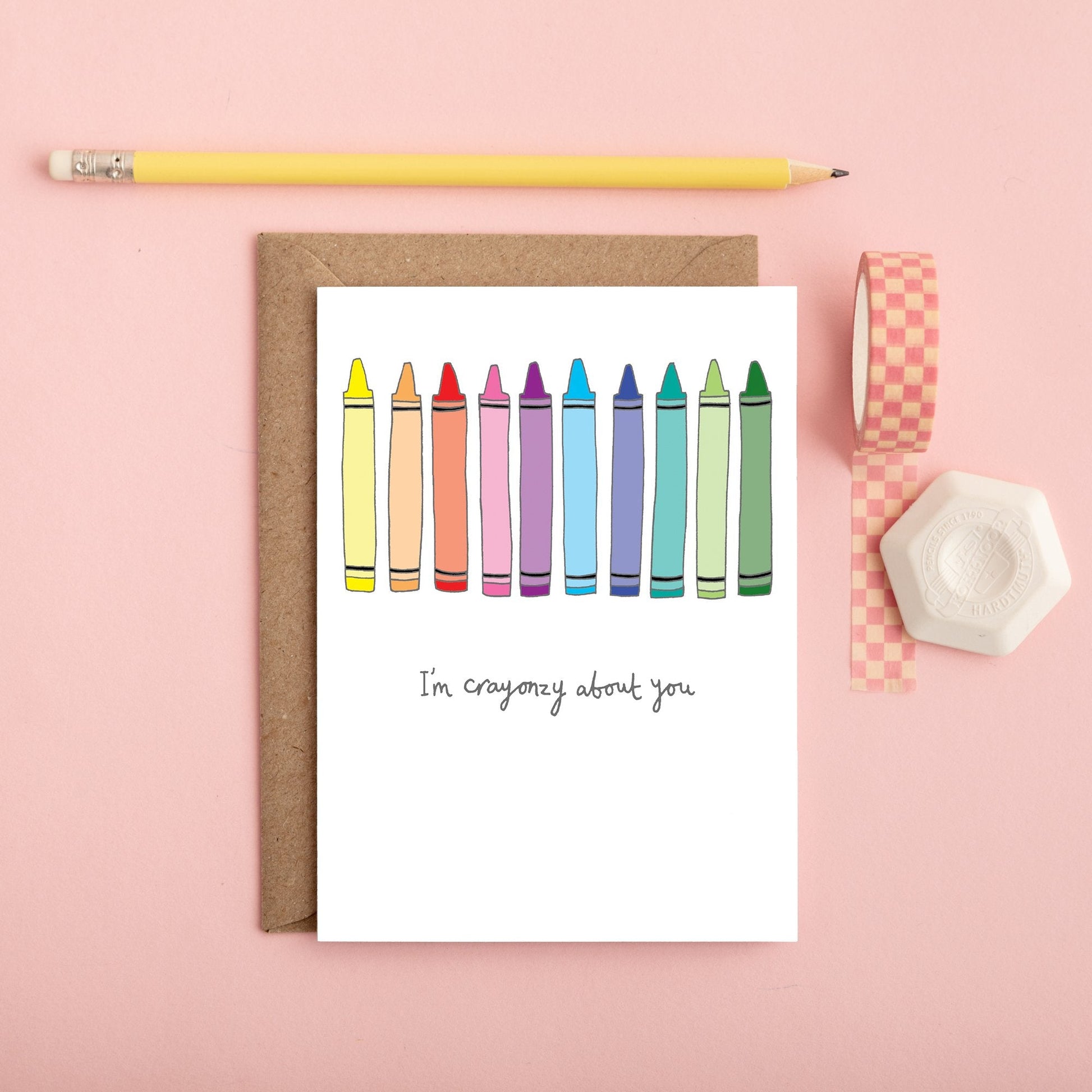 A Crayons Love Card from You've Got Pen on Your Face.