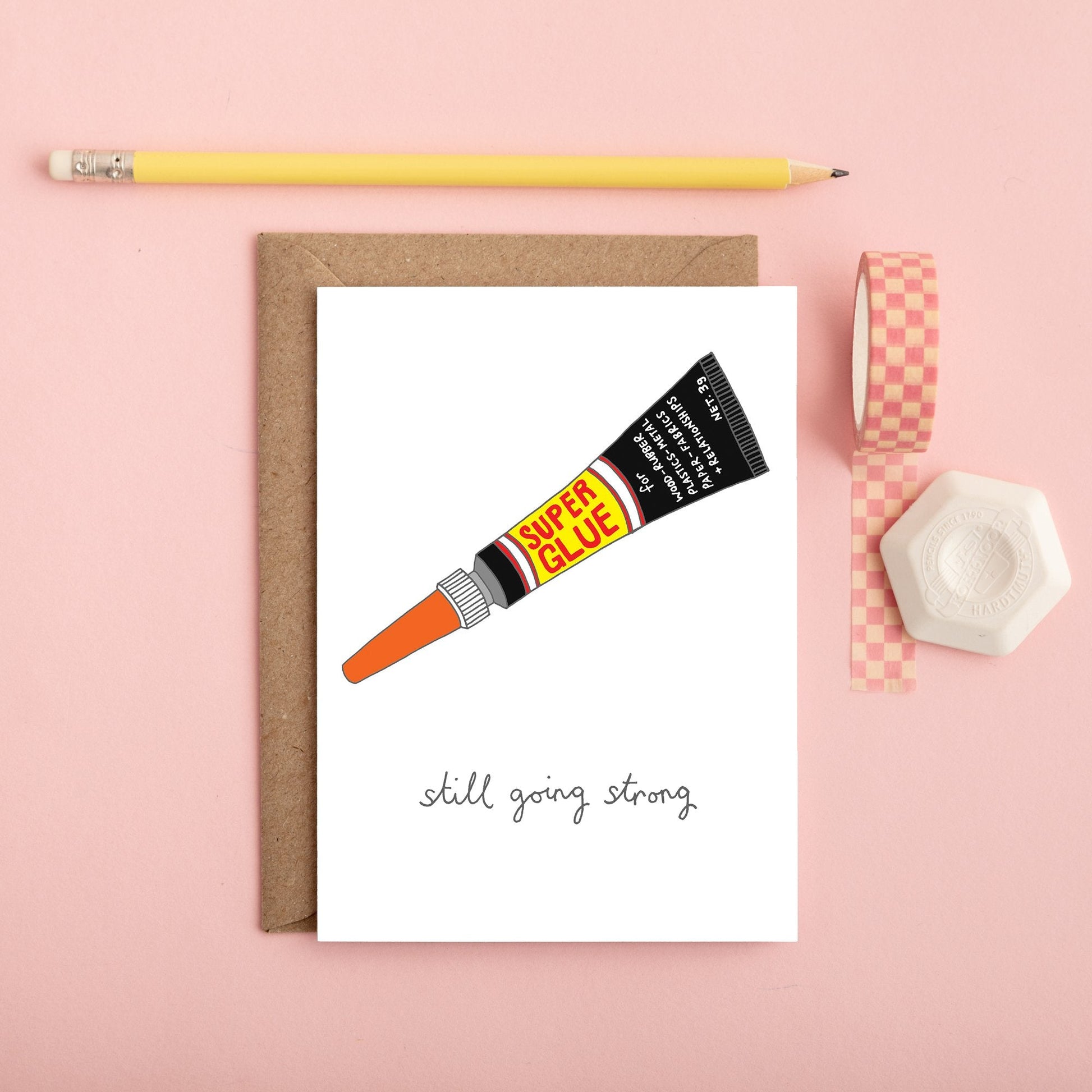 A Glue Love Card from You've Got Pen on Your Face.