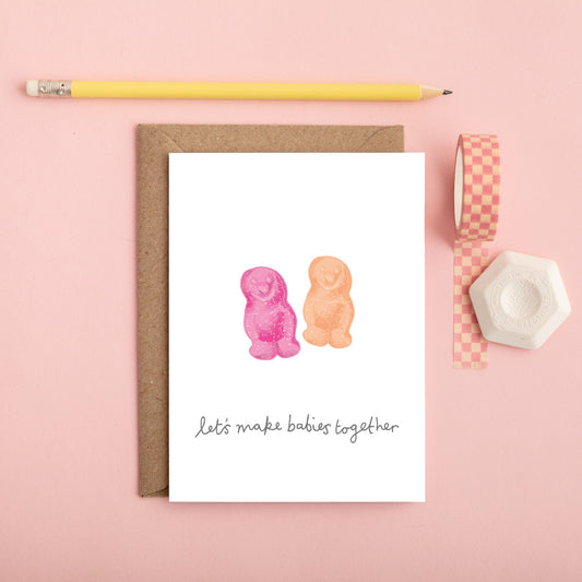 A Jelly Babies Love Card from You've Got Pen on Your Face.