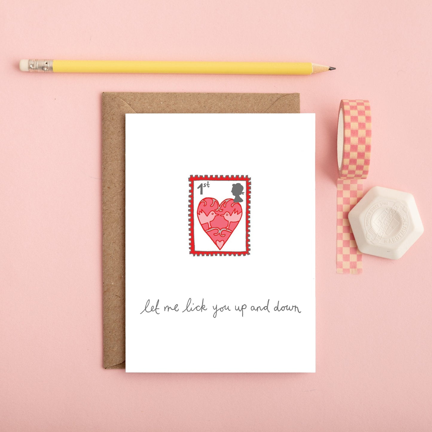 A Stamp Love Card from You've Got Pen on Your Face.