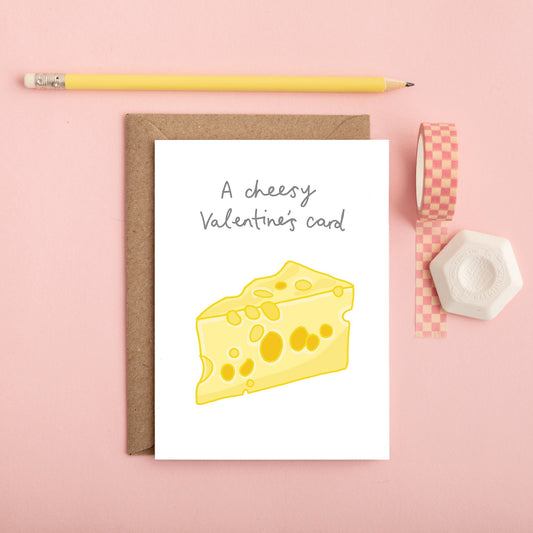 A Cheesy Card from You've Got Pen on Your Face.