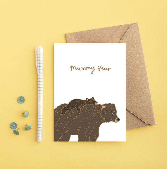 A Mummy Bear Card from You've Got Pen on Your Face.